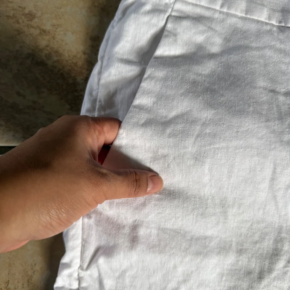 Banana Republic‎ Hayden Wide Leg Linen Blend Pull On Pants Size XL White